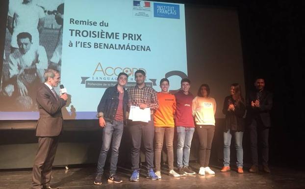El IES Benalmádena, primer premio en un concurso sobre Camus y el fútbol