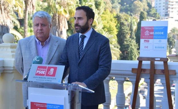 El PSOE critica que PP y Cs no hayan pactado bonificar la plusvalía en el Ayuntamiento de Málaga