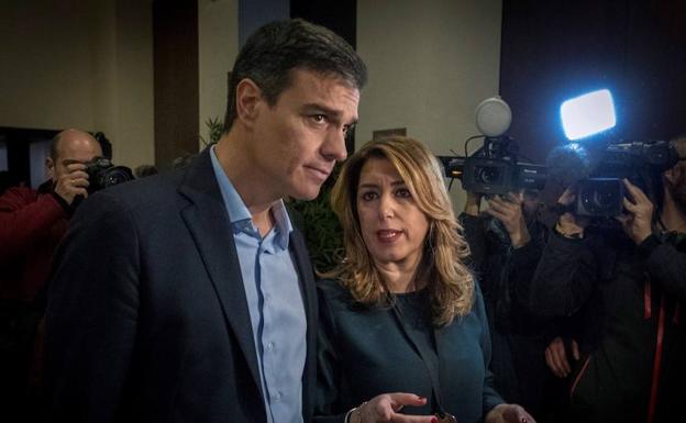 Pedro Sánchez y Susana Díaz dan por superado su enfrentamiento