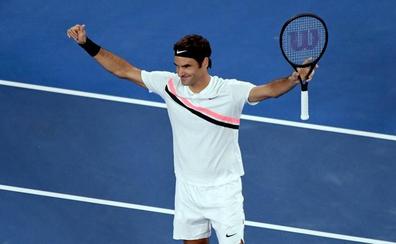 Federer despeja el camino al vigésimo Grand Slam