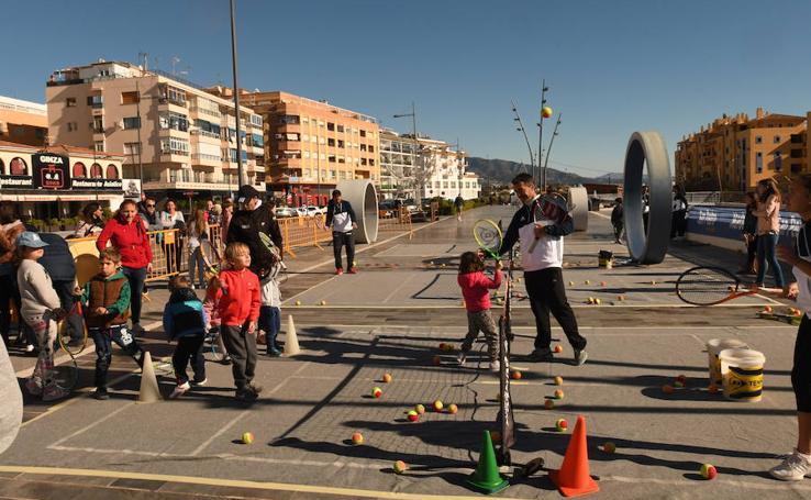 Así ha sido el 'Street Tenis' en San Pedro