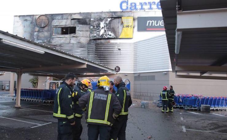 Así ha quedado el Carrefour Alameda tras el incendio