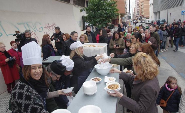 El potaje perchelero del Carnaval de Málaga 2018, en fotos