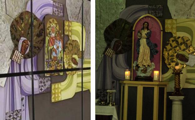 Denuncian la retirada de dos obras de Eugenio Chicano en una iglesia de Málaga