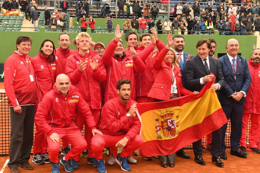 Fotos del partido que ha dado a España el pase a cuartos de final de la Copa Davis