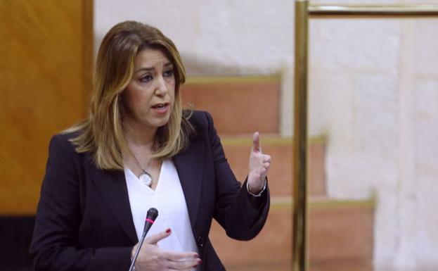 Susana Díaz acusa a Rajoy de utilizar «el dolor de las familias» con la prisión permanente revisable