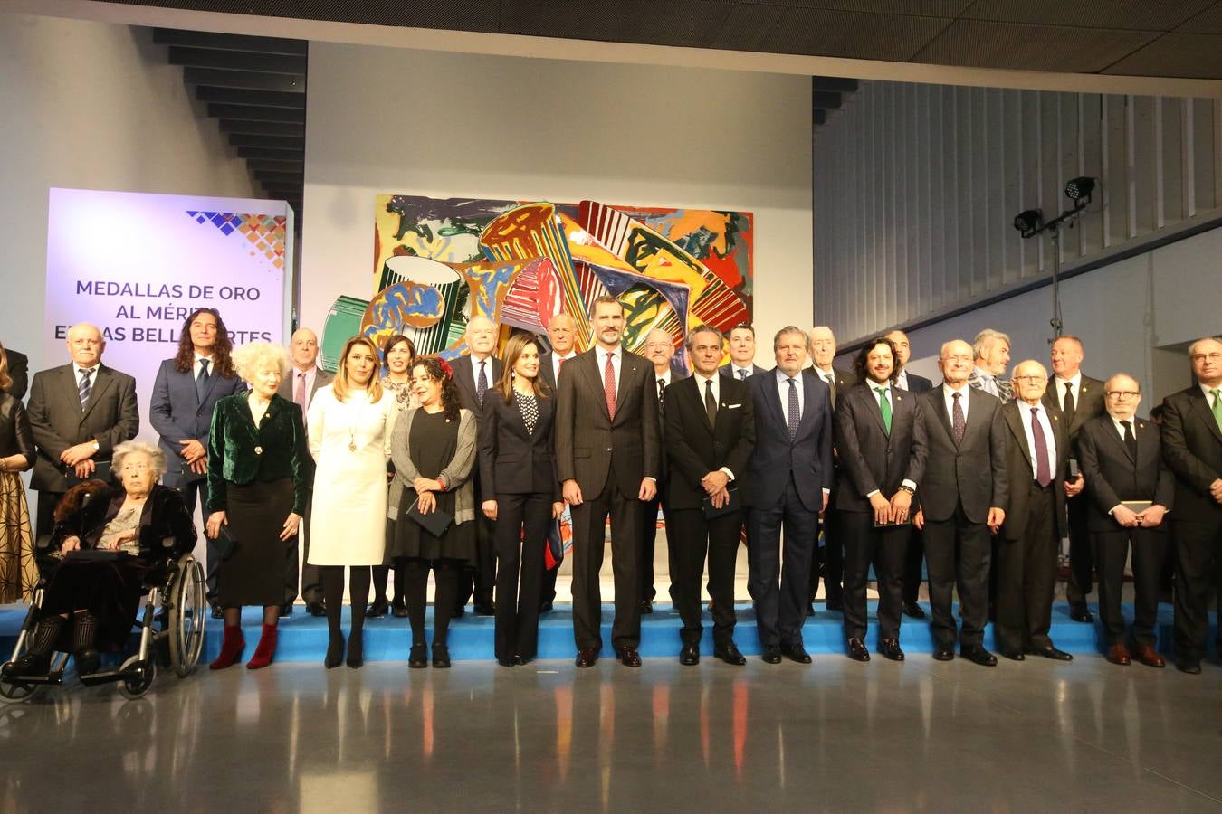 Los Reyes entregan en Málaga las Medallas de Oro al Mérito en las Bellas Artes