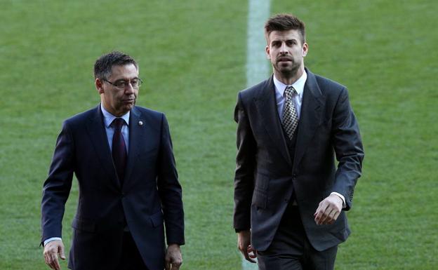 Bartomeu: «La celebración de Piqué fue normal»