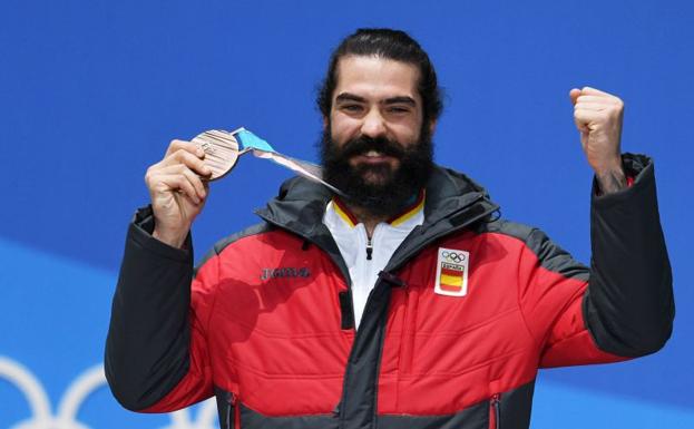 Bronce histórico del malagueño Regino Hernández en los JJOO de Invierno