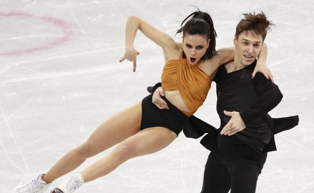 Sara Hurtado y Kirill Khaliavin, duodécimos tras el programa corto de danza