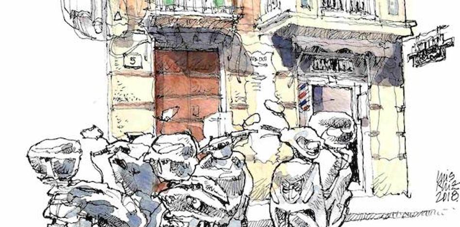 Málaga a Trazos. Calle Mariblanca, una imagen urbana