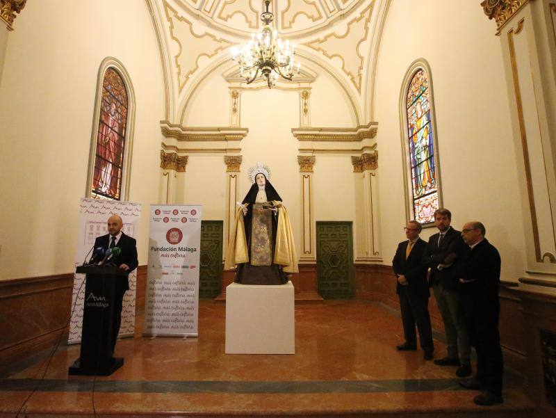 Una exposición recoge el patrimonio barroco de la iglesia de la Divina Pastora de Málaga