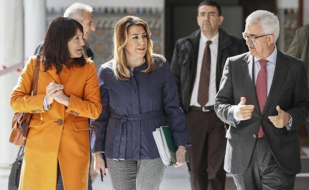 Susana Díaz prevé un "éxito" con "gran movilización" de la huelga del 8M