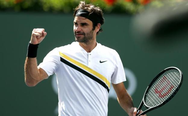 Federer renace de sus cenizas ante Coric y pasa a la final de Indian Wells