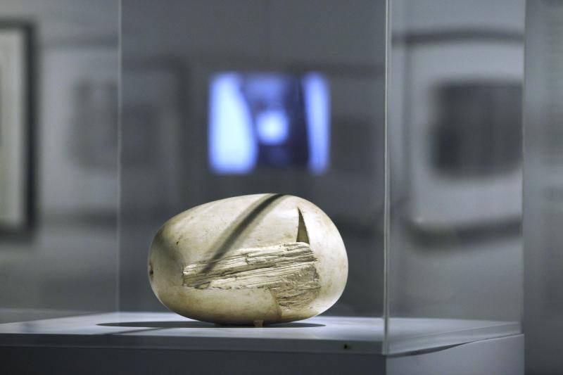 Fotos de la exposición de Constantin Brancusi en el Pompidou