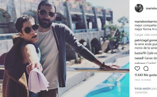 María León y Jon Plazaola ruedan en Benalmádena la cuarta temporada de 'Allí abajo'
