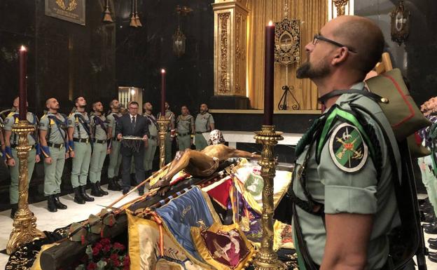 Cuándo ver la guardia de honor de La Legión al Cristo de Mena