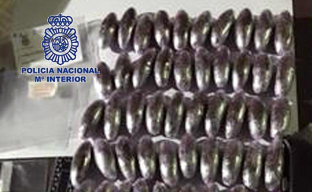 Desmantelan una red de narcotráfico de hachís con la detención de seis personas en Málaga