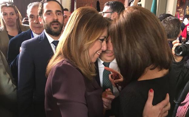 Susana Díaz: «Me gusta mucho la Semana Santa de Málaga»