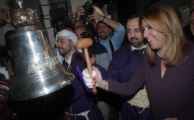 Zoido, Cospedal, Catalá y Susana Díaz acuden a las procesiones en Málaga