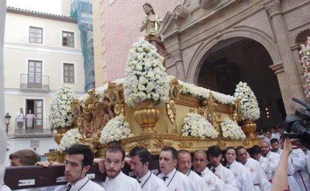 Itinerario y horario del Resucitado, que cierra hoy las procesiones de la Semana Santa de Málaga 2018