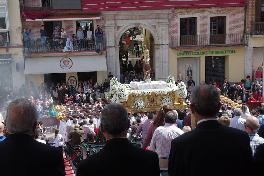 El Resucitado, en procesión el Domingo de Resurrección de Málaga 2018