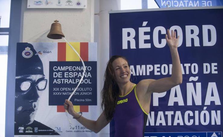 La primera jornada de los Campeonatos de España de Natación que se disputan en Málaga, en fotos
