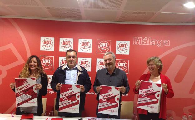 Los sindicatos convocan a la marcha del 1 de mayo en Málaga bajo el lema 'Tiempo de ganar'