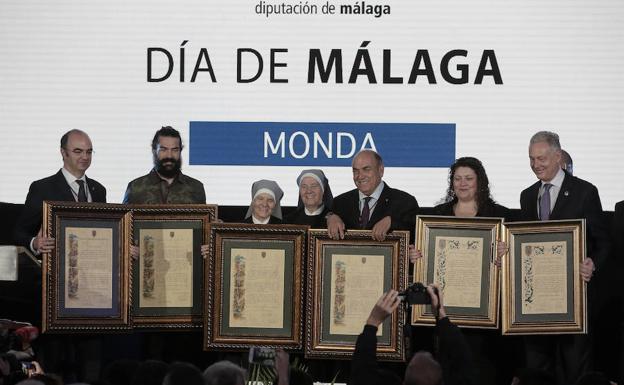 De la heroicidad a la generosidad: estos son los premiados en el XV Día de la Provincia de Málaga