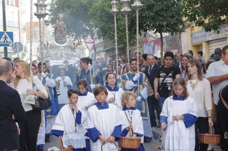 Fotos del traslado de la Virgen de la Victoria a la Catedral