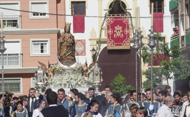 La Virgen de la Victoria baja a la Catedral de forma extraordinaria