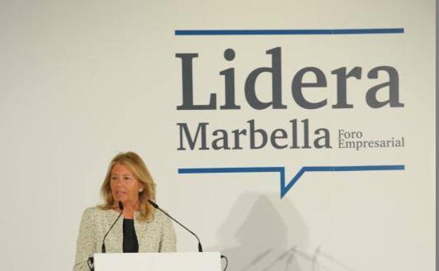 Ángeles Muñoz reivindica la potencia turística de la ciudad en el primer Foro 'Lidera Marbella'