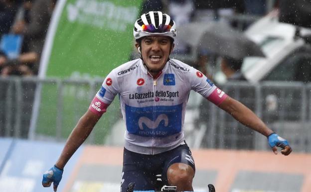 Richard Carapaz, primer ecuatoriano que gana en el Giro