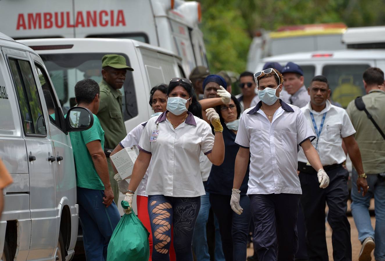 Un avión se estrella en Cuba tras despegar del aeropuerto de La Habana con 113 personas