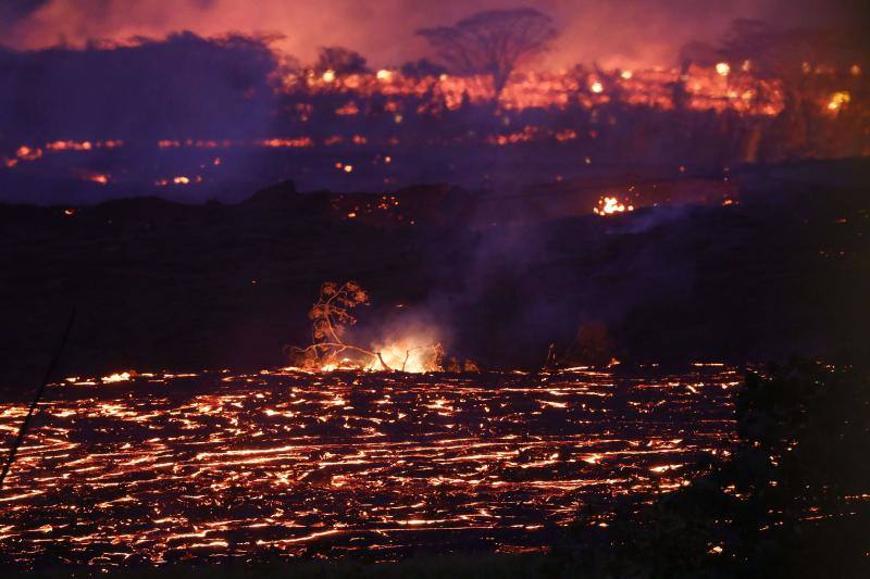 Las espectaculares fotos de la lava del volcán Kilauea en Hawái