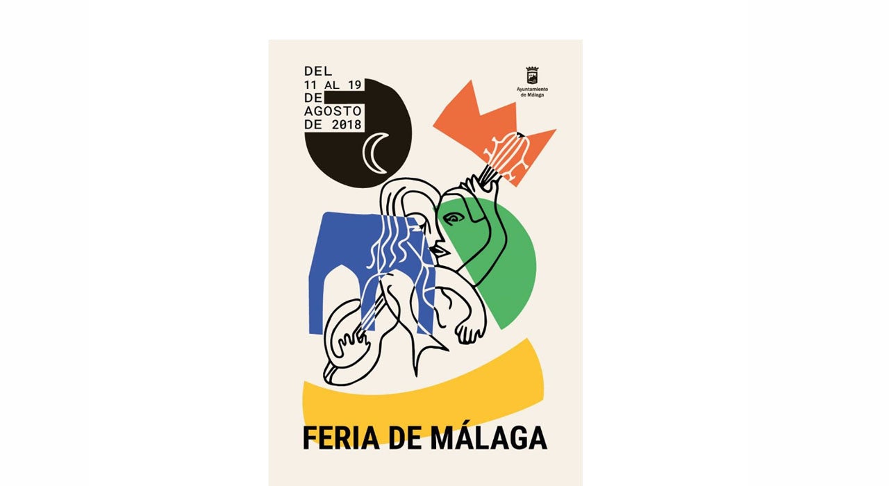 Carteles candidatos a ser la imagen de la Feria de Málaga 2018