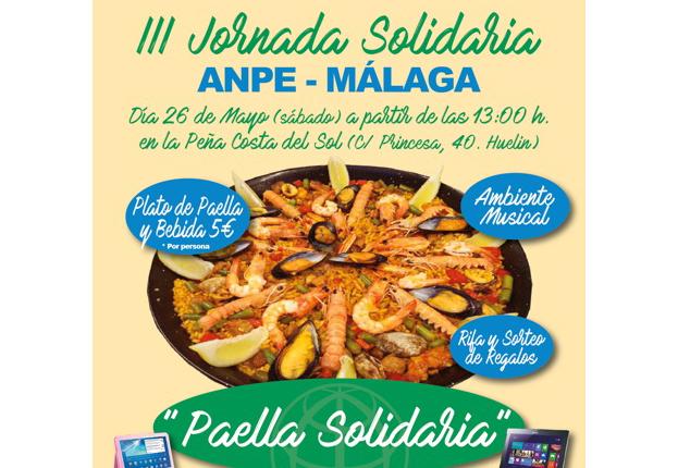 El sindicato ANPE organiza una paella solidaria en Huelin a beneficio de las aulas hospitalarias