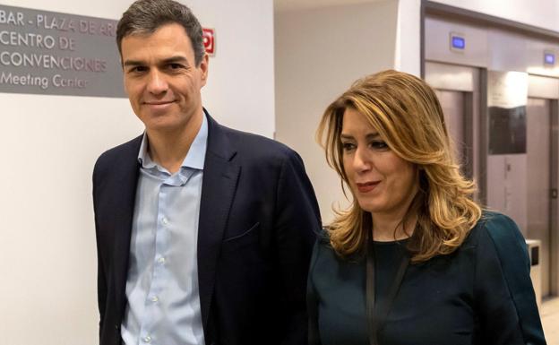 Susana Díaz y Pedro Sánchez, condenados a entenderse