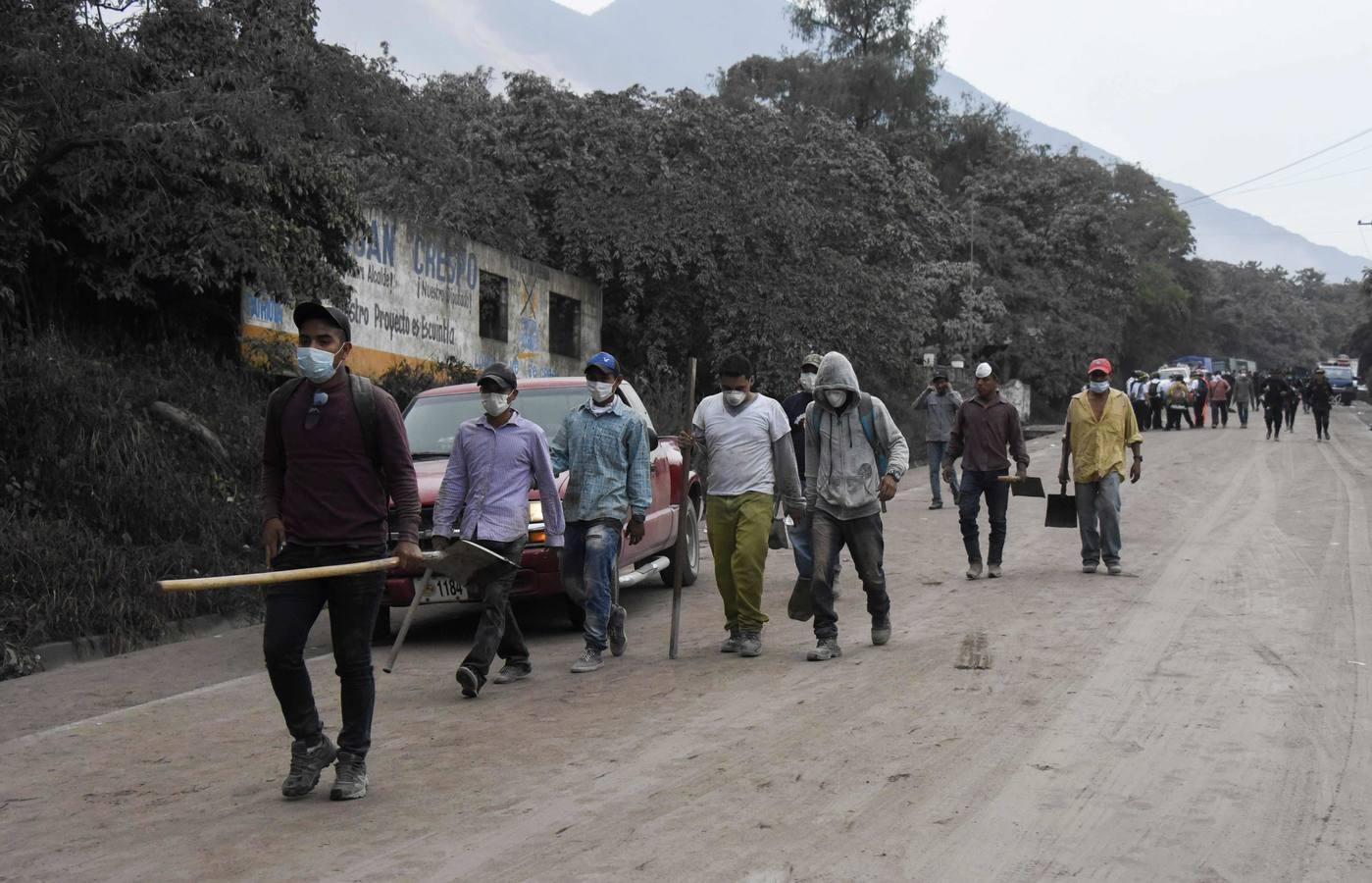 Terror en Guatemala con la erupción del volcán Fuego