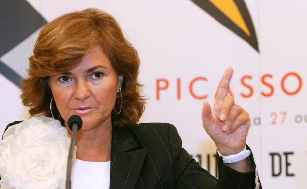 Carmen Calvo, quien devolvió Picasso a Málaga