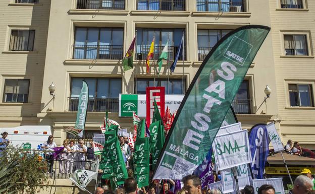 Sindicatos sanitarios reclaman a Salud mejoras inmediatas en Málaga y la construcción del hospital