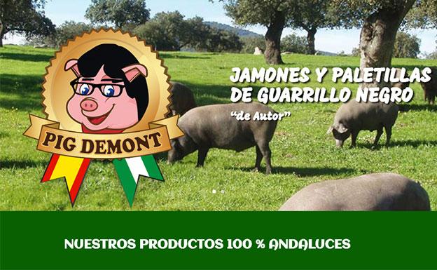 Puigdemont denuncia a la empresa malagueña 'Pig Demont'