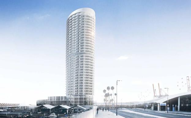 Urbanismo prevé llevar mañana a aprobación inicial el proyecto de la torre del Puerto de Málaga