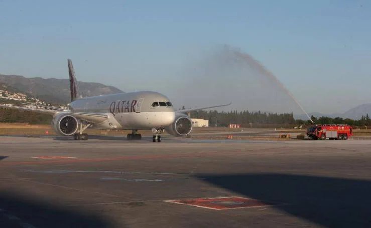 Qatar Airways se estrena en el aeropuerto de Málaga con un vuelo a Doha