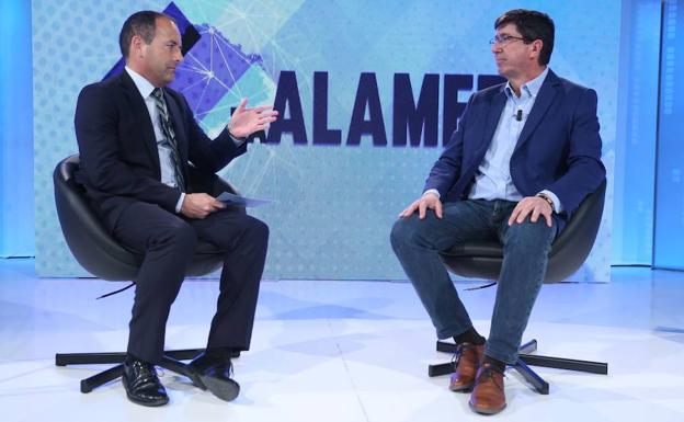 Juan Marín: «Si Ciudadanos y el PP sumamos para gobernar en la Junta, podremos formar gobierno»