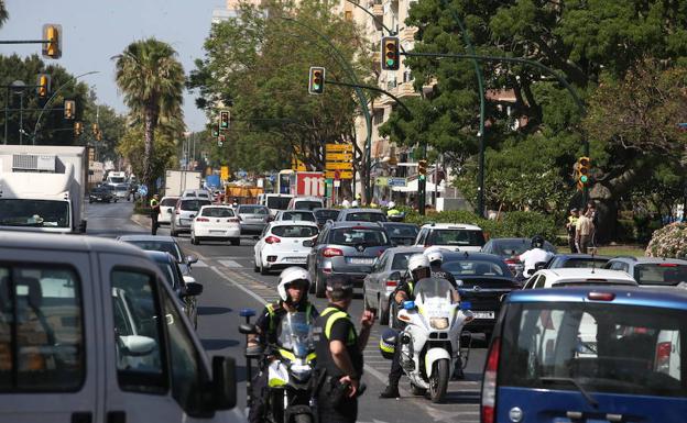 Colapso en la Alameda Principal por los cortes de tráfico: «Esto se veía venir»