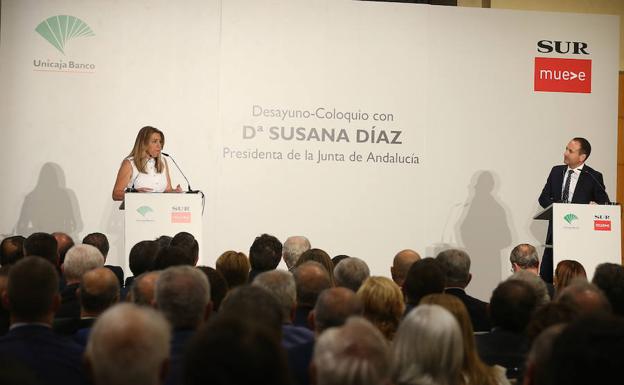 Susana Díaz reivindica la estabilidad en Andalucía y descarta un adelanto electoral