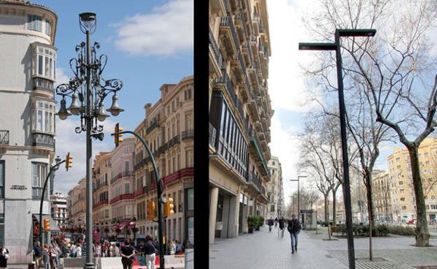 El pleno de Málaga aprueba mantener las farolas de la Alameda pero la decisión sigue en manos del equipo de gobierno