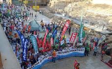 Manifestación contra las carencias de la sanidad pública de Málaga