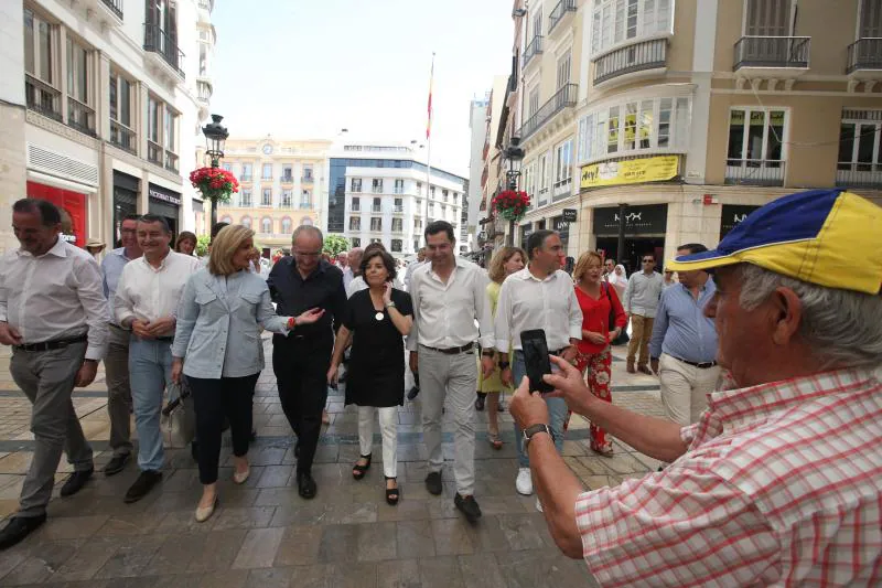 Soraya Sáenz de Santamaría arranca en Málaga su campaña para presidir el PP